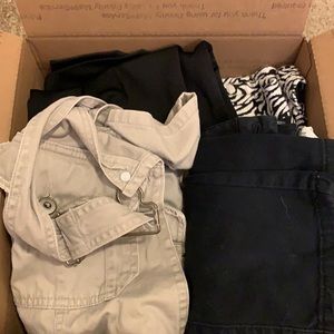 Small women’s pants/skirts/overall/legging box